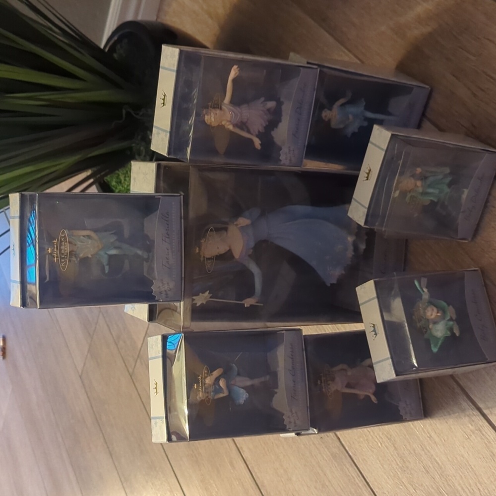 Hallmark Frostlite Faeries Collection 8-piece Christmas ornament set